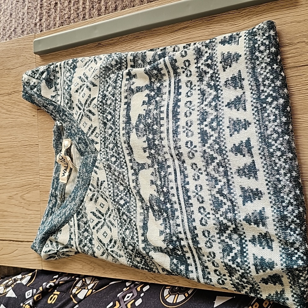 NWT Wallflower fairisle pattern longsleeve